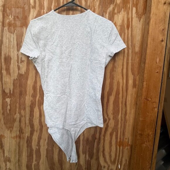 Abercrombie & Fitch Grey Bodysuit (Size M) - Picture 2 of 4